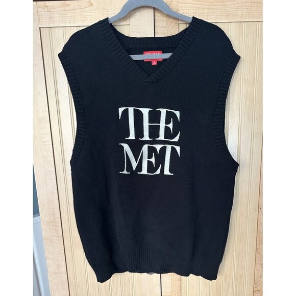 THE MET X PACSUN Sweater Vest V Neck Size Medium Metropolitan Museum Of Art - Picture 1 of 4